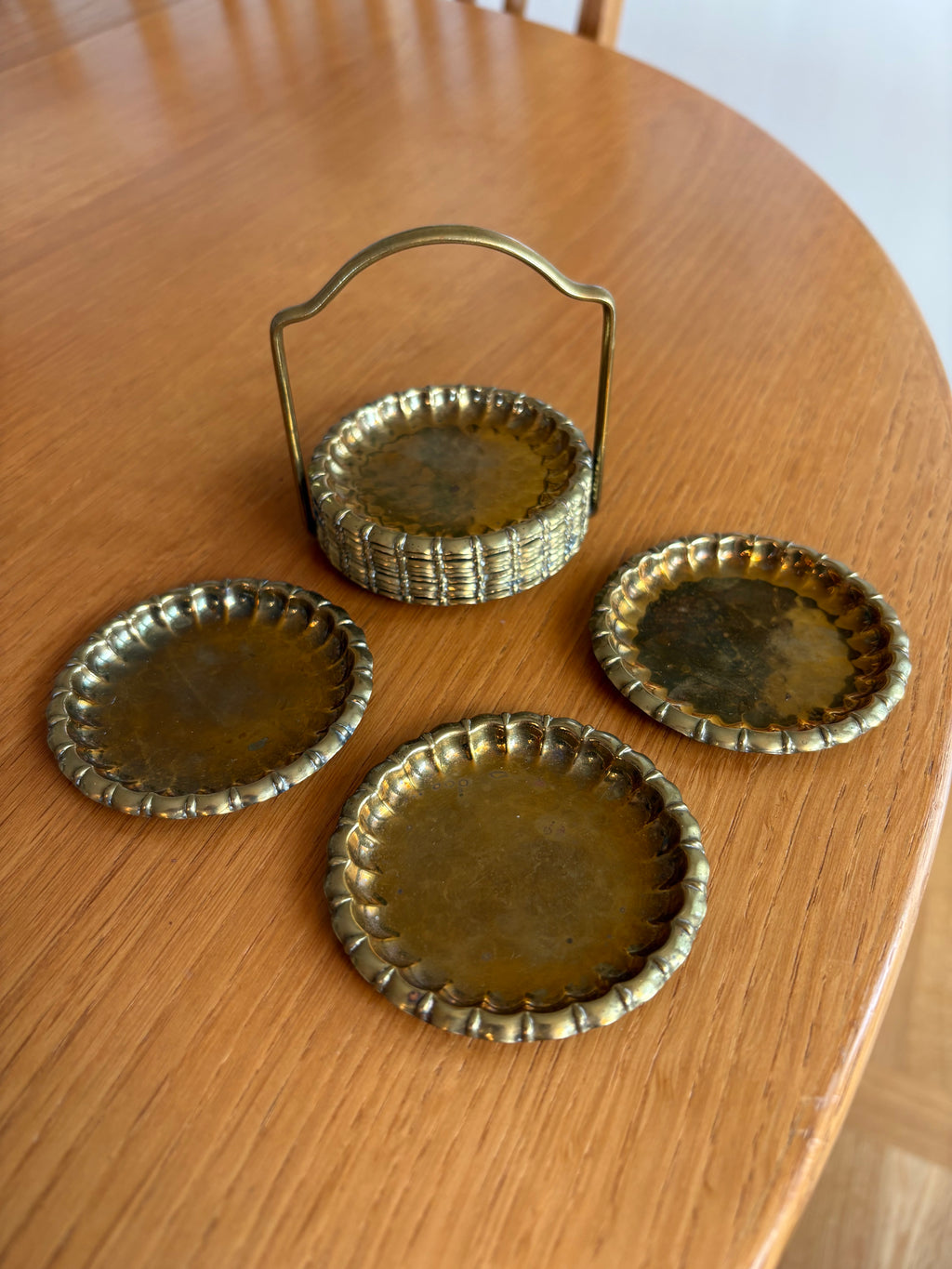 Glas-Coaster Set, Swedish Modern
