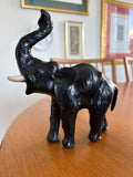 Vintage Elefant i läder
