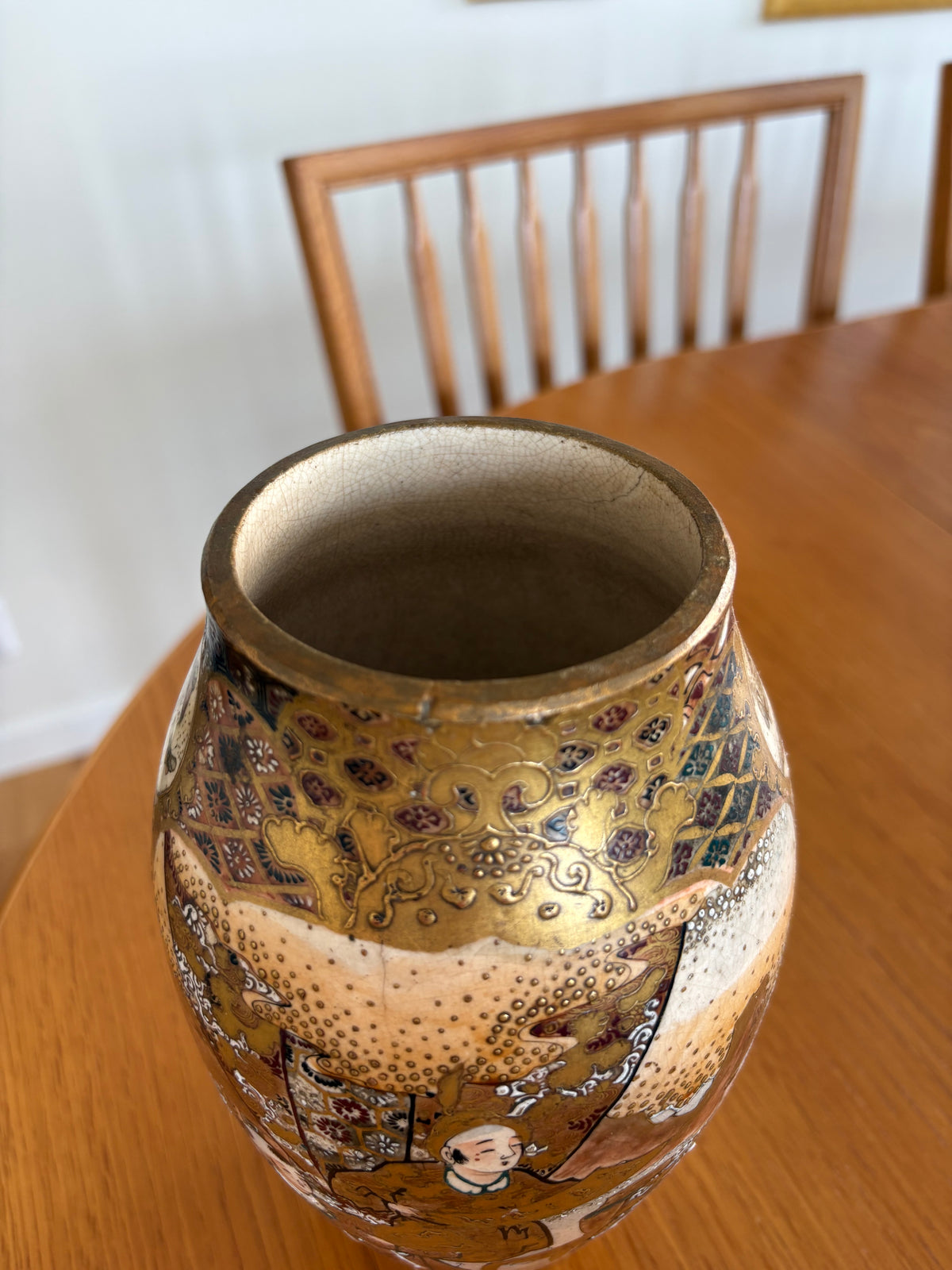 Japansk Satsuma-vas – Meiji/Taisho-period (ca 1900–1920)
