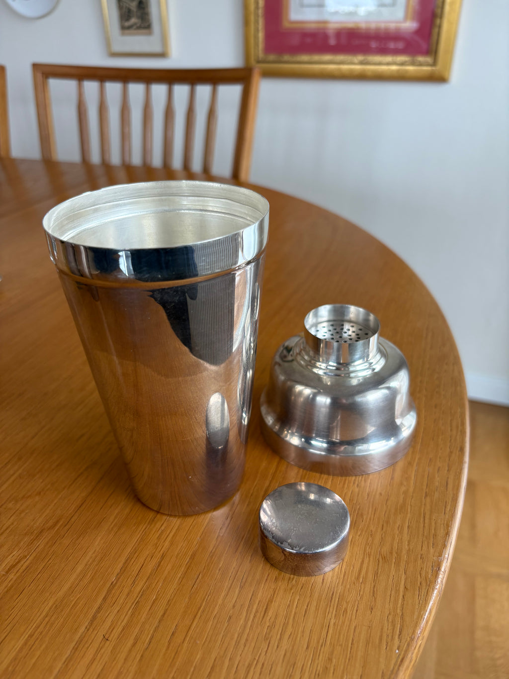 Cocktailsshaker Silverpläterad 30-tal