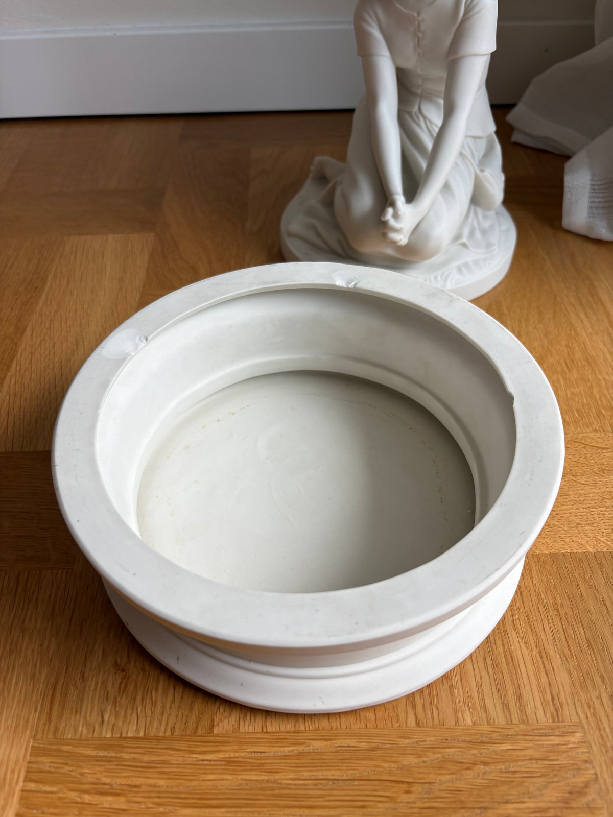 "Orleanska Jungfrun" Parian, Gustavsberg, Henri Chapu