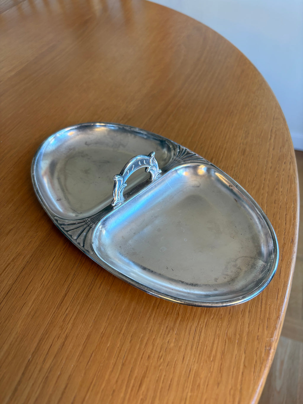 Silverpläterad Kaparetfat
