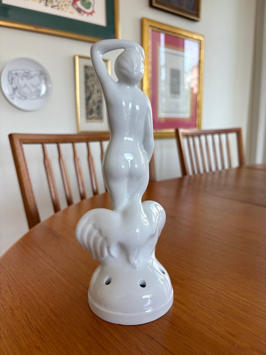 Blomsterfakir Arabia "Leda och svanen"- Gunnar Nyholm - Art Deco