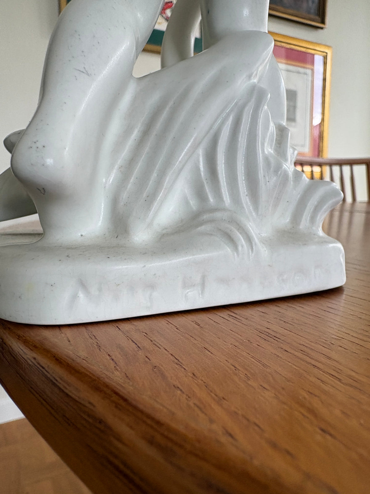 NILS HANSSON skulptur "Leda och svanen"